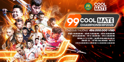 99 CoolMate Championship – Sân chơi đẳng cấp của cộng đồng billiards Việt Nam